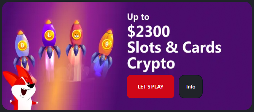 red-dog crypto bonus $2300