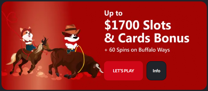red-dog new game bonus $1700 Slots